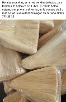 Hojas para tamales 🫔