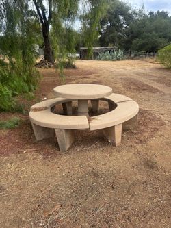 Concrete table