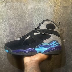Jordan Retro Aqua 8s – Sizes 7Y, 9, 11 – Brand New