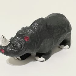 Hubley 1960s Jungle Hunt Board Game Rubber Rhino Replacement Figure Japan