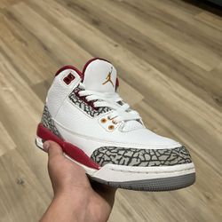 Cardinal Red Jordan 3