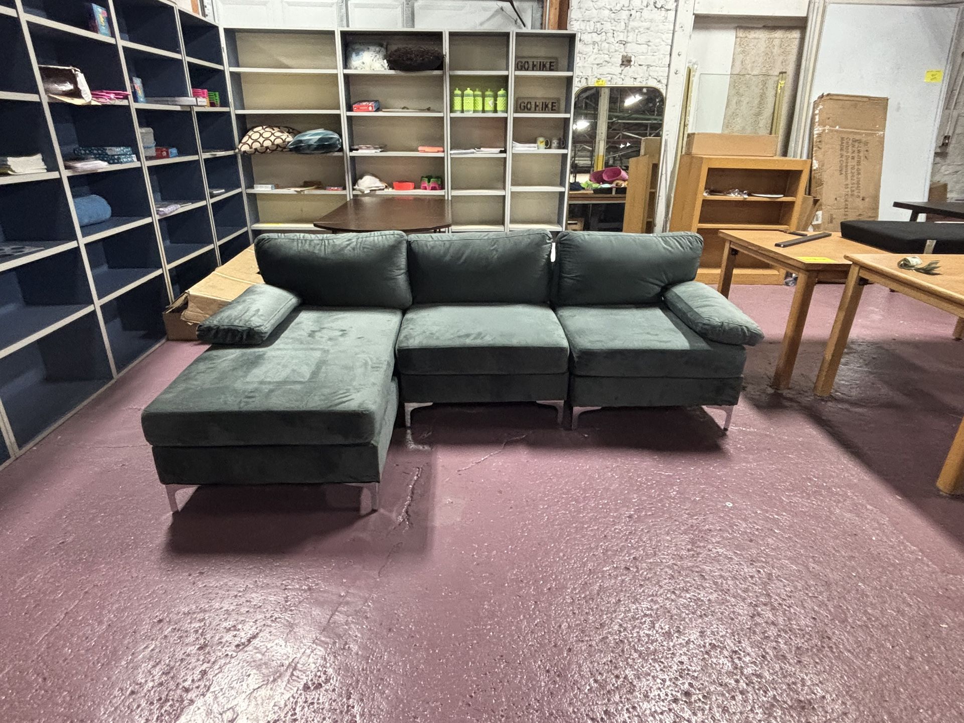 Gray Sectional Couch 