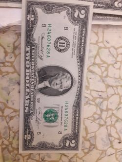 2 dollar bill 1976 mint condition