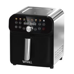 WHALL Air Fryer 6.2QT Air Fryer With Led Digital Touchscreen, 12 In-1 Cooking Functions. Dishwasher Safe Basket 