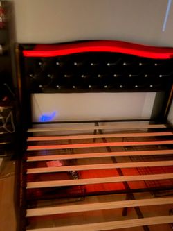 Queen bed no mattress
