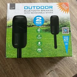2 Outdoor Bluetooth Speakers