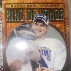 Super Bowl  ELI MANNING CARD
