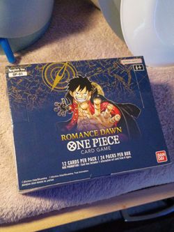 One Piece Romance Dawn OP-01 Booster Box - White Bottom - NEW!