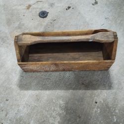 Wooden Tool Box Caddy 