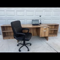 Desk Shelf And Chair