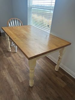 Butcher box top dining table