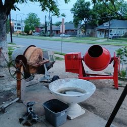 2 Stone Cement Mixers