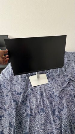 Flat Screen Desktop Monitor with White Stand
