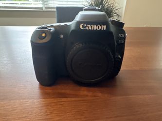 Canon EOS 80D DSLR Camera Body, Like New, ~5,600 Shots, 2 Batteries