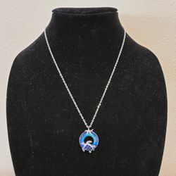 Turtle Necklace Pendant - 18 Inches