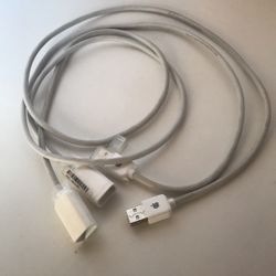 Genuine Apple 3 Ft USB Cable Extension For Keyboard  (2 Pcs)