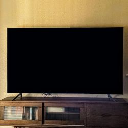 Solid Cherry Mid-Century TV Console