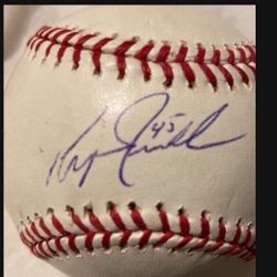 Seattle Mariners Legend Ryan Franklin #45 Autographed Baseball
