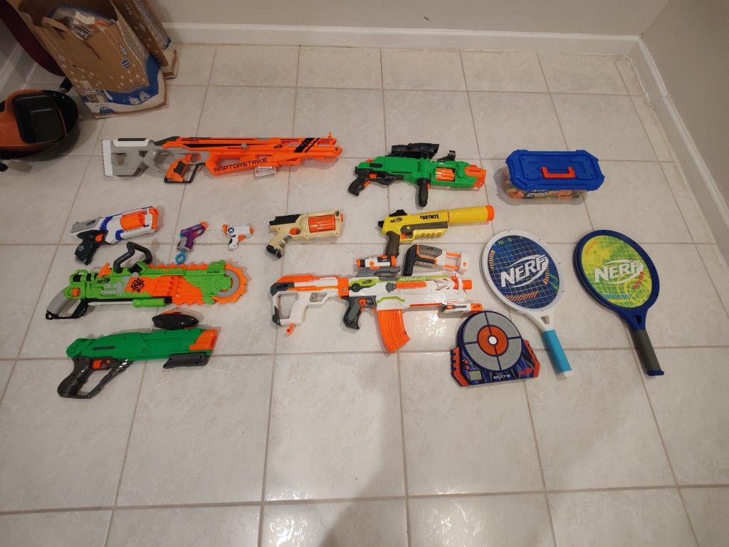 Nerf Gun Lot! All Working!