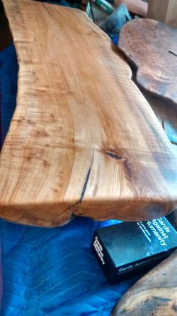 Maplewood garrnets inlayed on boath ends