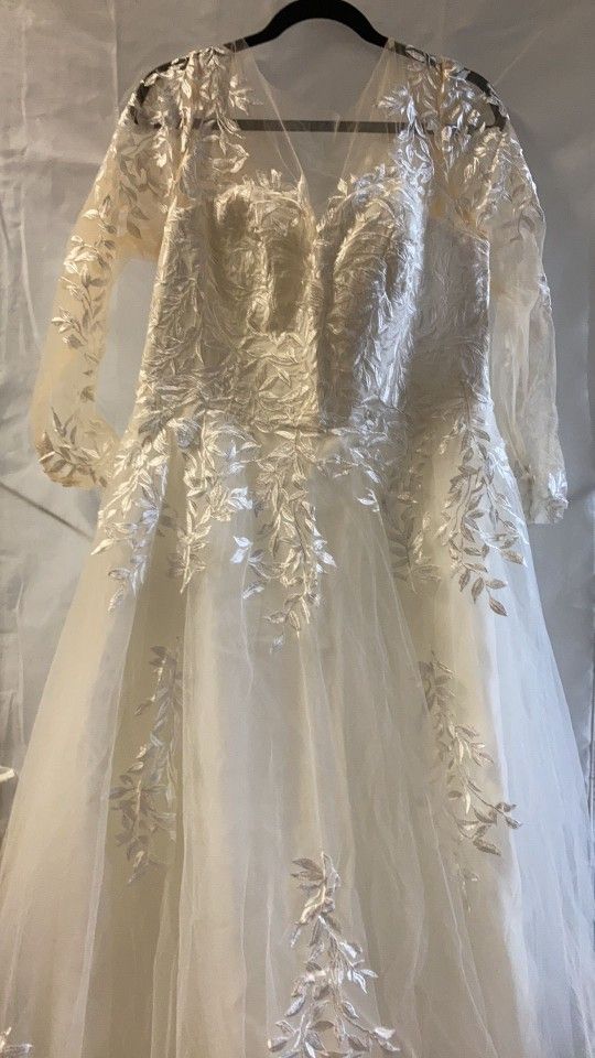 Embroidered Wedding Dress