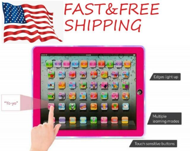 Y-Pad English Children's Toy Computer Tablet Pink