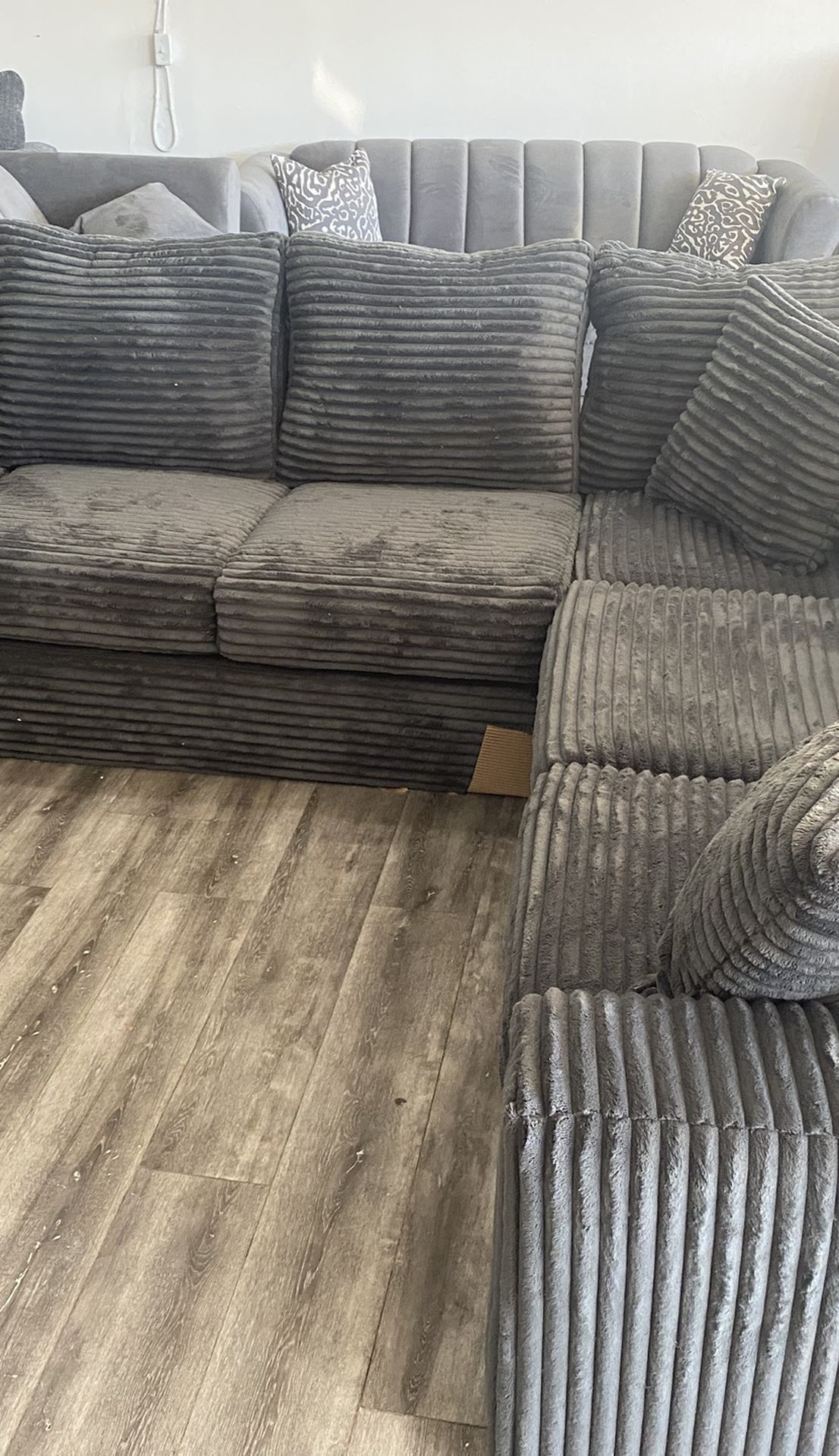 New Dark Grey Sectional For $849