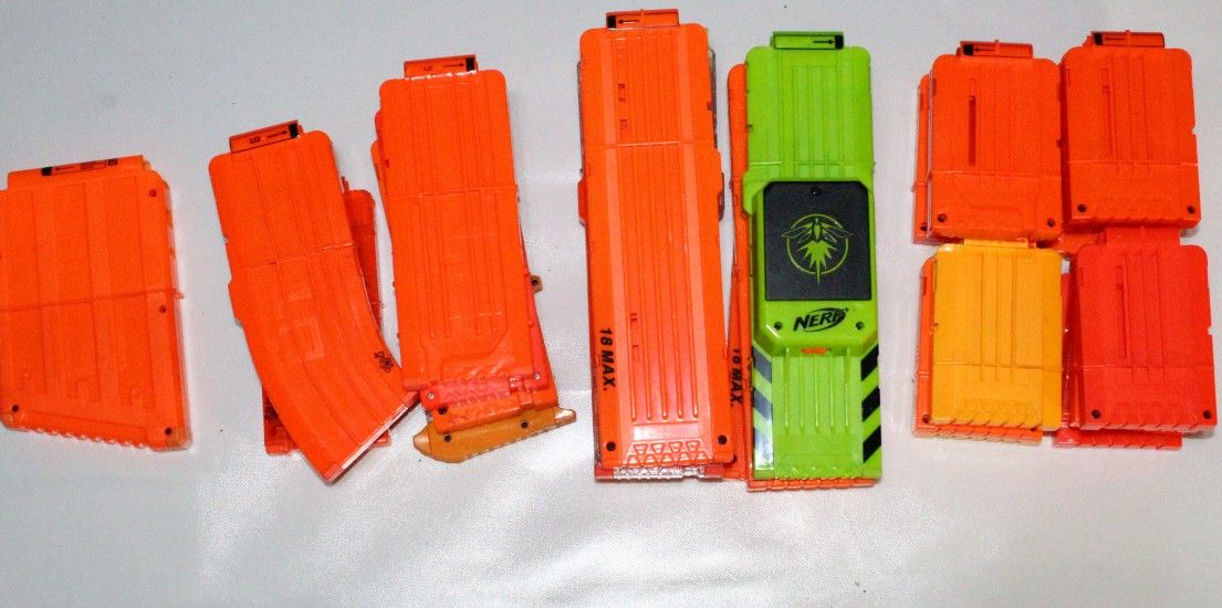25 NERF Dart Magazines