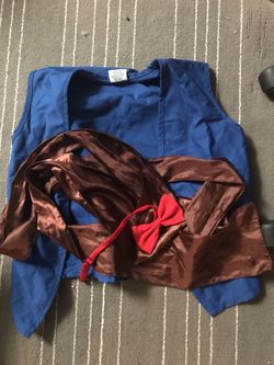 Aladdin vest and sash costume