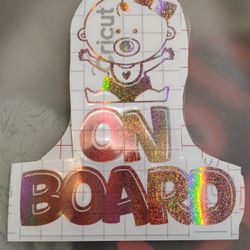 Baby on Board Vinyl Decals