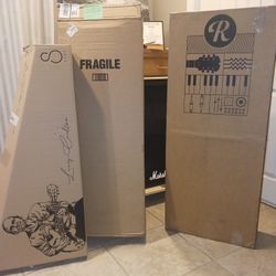 Electric Guitar Shipping Boxes And Packing, Pick Up In Simi Valley 