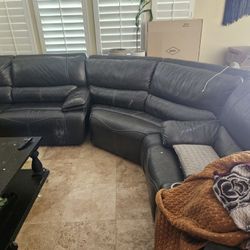 Leather Sectional Couch