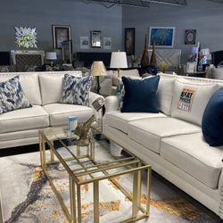 Elegant Sofa Loveseat 💙👑 $1,899