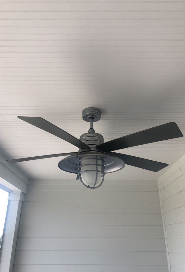 Minka Aire F 582 Gl Rainman Galvanized 54 Outdoor Ceiling Fan For Sale In Warrenton Va Offerup