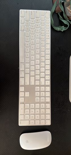 Apple mouse and keyboard