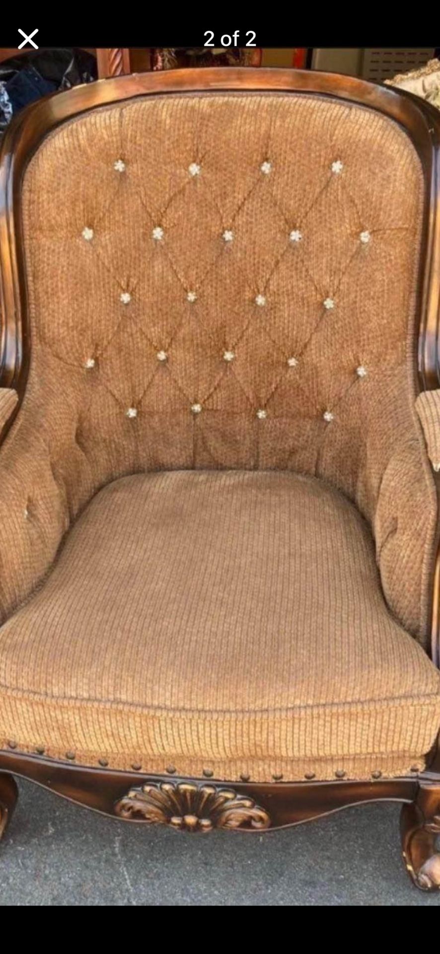 Two High End Formal Chairs &  A Formal High End Couch Asking $1,200