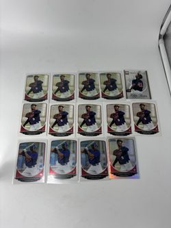 Byron Buxton  Lot (14) 2013 Bowman Chrome, Refractor & Base Minnesota Twins