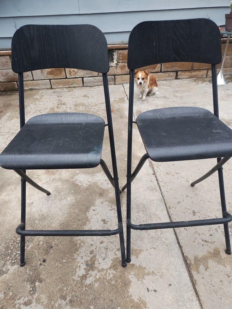 Black IKEA Bar Stool