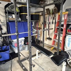 Complete Weight Bench Set Up