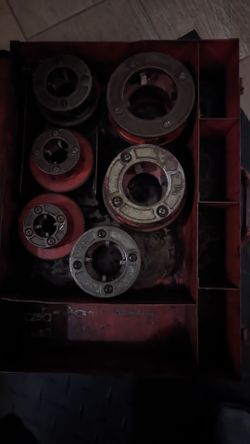 Ridgid Pipe Threader Die Set