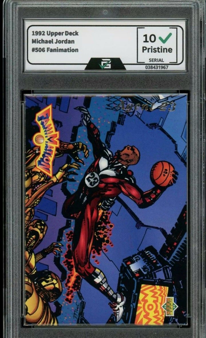 Very Nice 1992 Michael Jordan 10 Gem Mint HOF Bulls Fanimation
