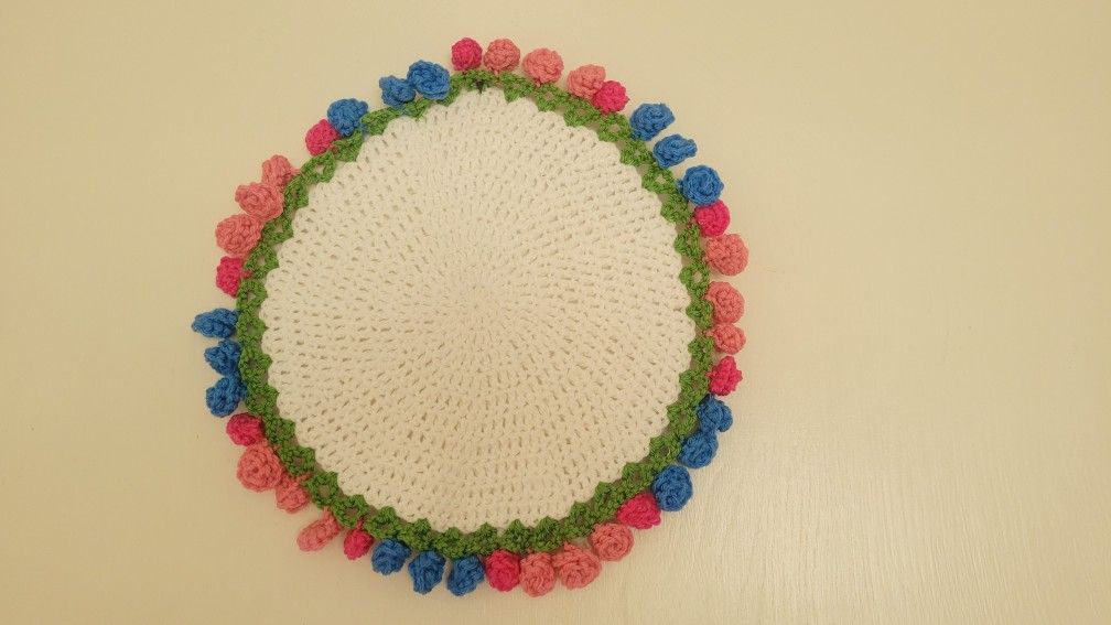 Decorative Hand Knit Crochet Art Work