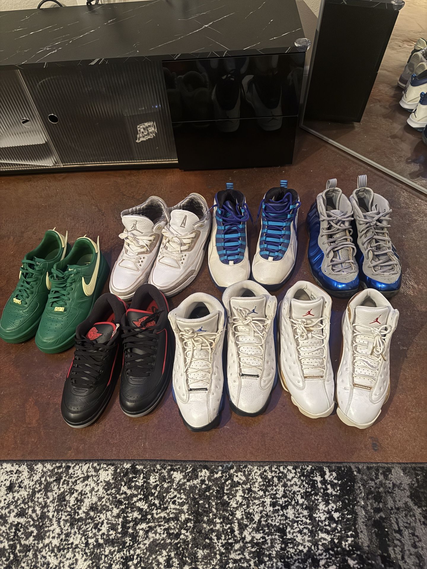Jordan Nike lot size 12-13