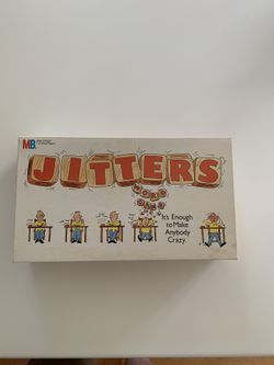 JITTERS WORD GAME #4711 By Milton Bradley from 1986 (Like New)