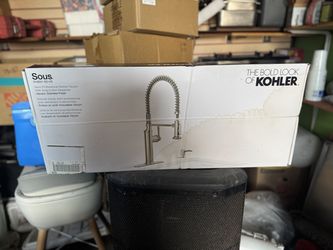 Brand New in Box KOHLER Sous Pull-Down Kitchen Faucet - Vibrant Stainless