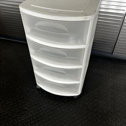 Sterilite 4 Drawer Storage With Wheels 