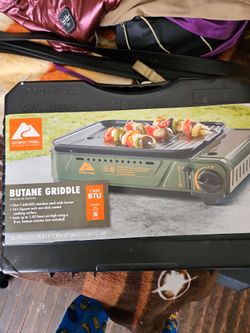 Ozark Trail Portable Butane Griddle 7,650 BTU
