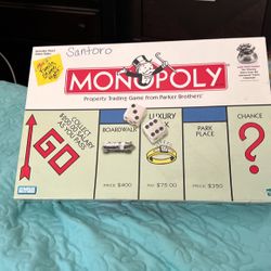 Never Opend Before Old Limited Edition Monoply