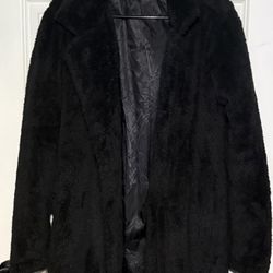Women’s Fluffy Pea Coat 