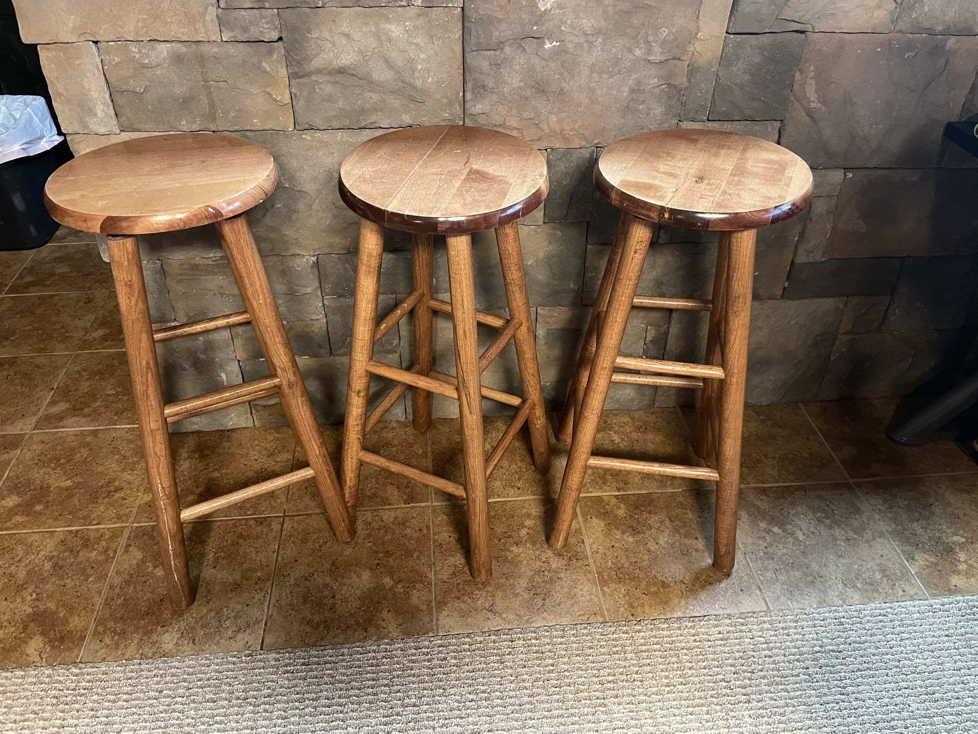 Wooden Bar Stools